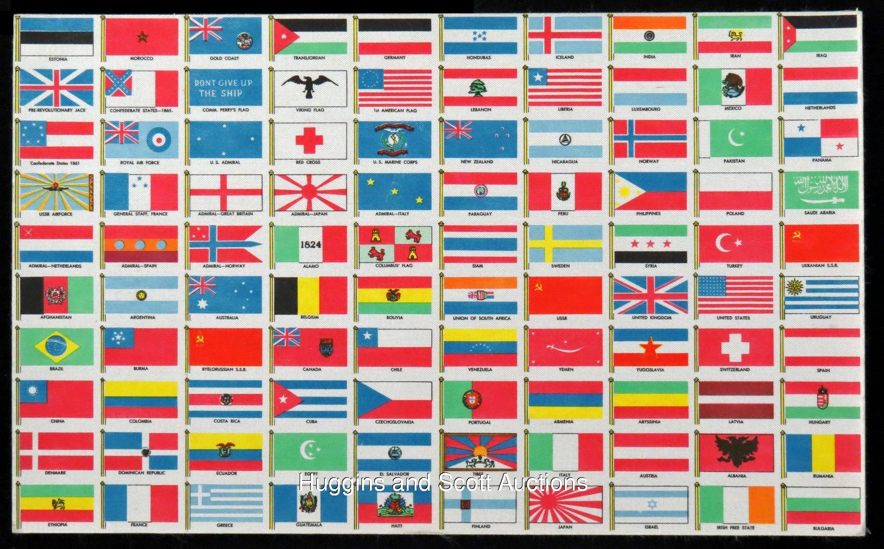UCS 1949 Topps Flags of All Nations